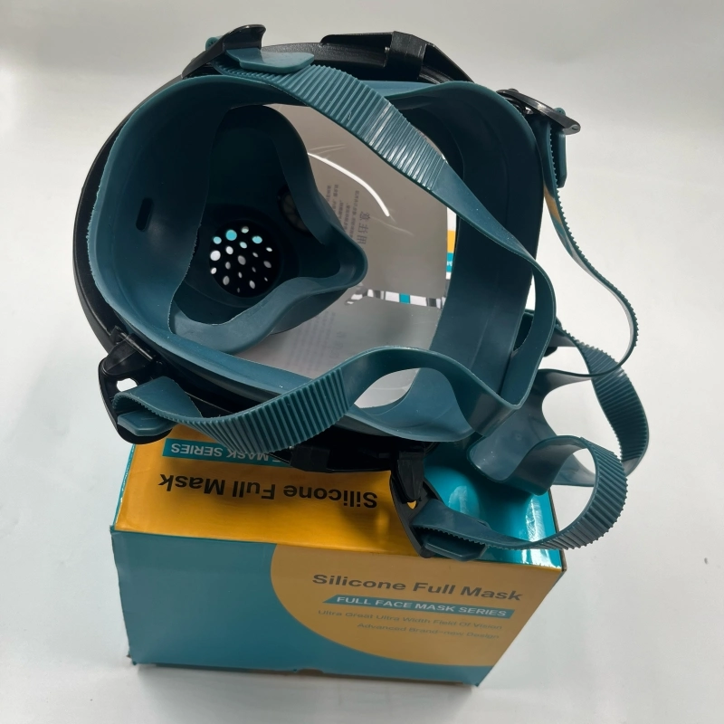 New Design Full Face Mask Respirator Lens Anti-Fog Large View Light Weight