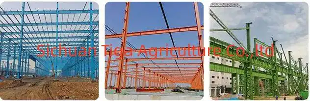 Steel Structure Buildings Materials for Chicken House Construction Logistic Warehouse/Agriculture Greenhouse