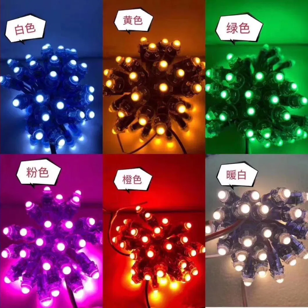 F5 IP68 12V 9mm LED Decoration Exposed Single Color Glue Seal Point Light