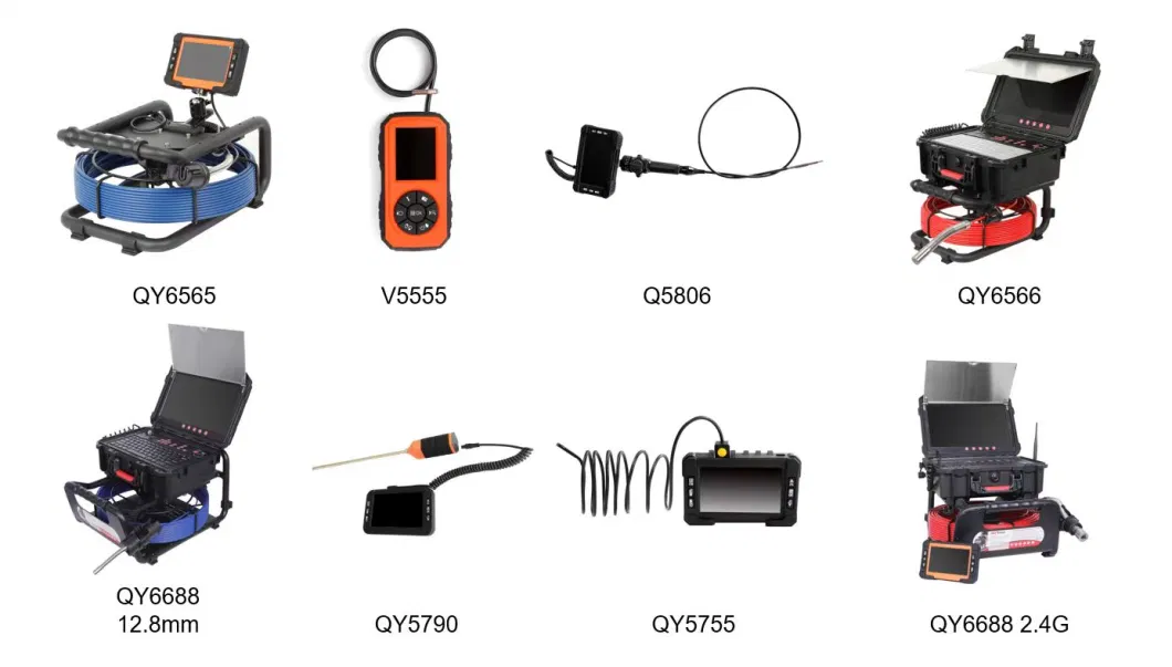 65&deg; Viewing Angle Stainless Steel Tube Probe Camera for HVAC Ductwork Inspection