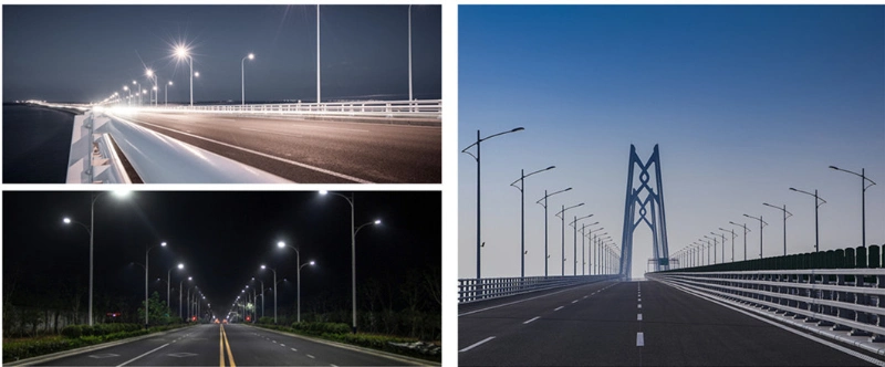 210lm/W High Brightness LED Street Light Empty Housing with Photocell Sensor