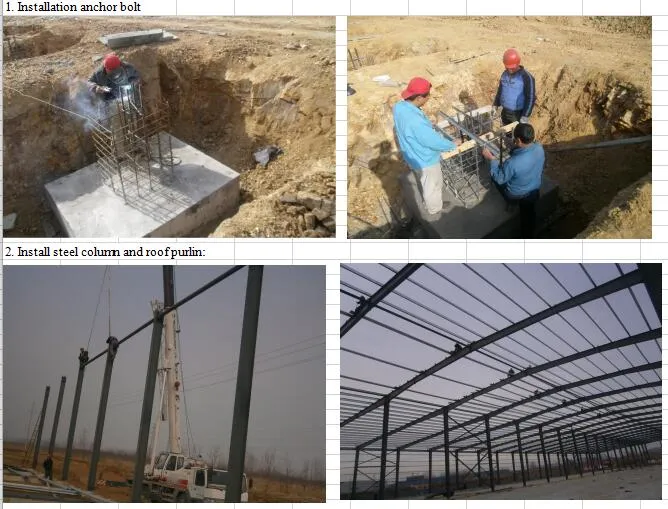 Prefabricated Engineered Industrial Steel Buildings Warehouse