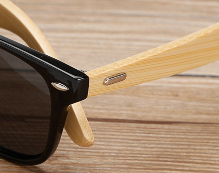 Eco-Friendly Black Framed Bamboo Sunglasses