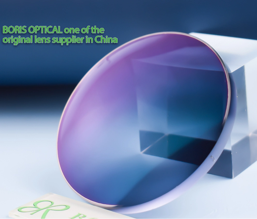 1.67 Mr-7 Spin Photochromic Grey Hmc Optical Lenses Eyewear Lens