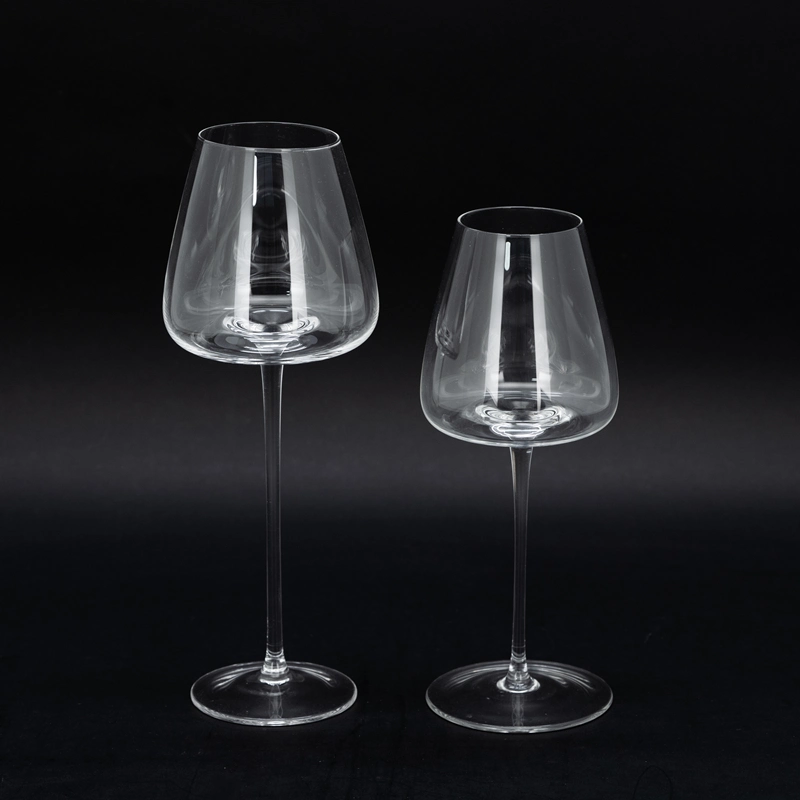 Vision Collection Unique Shape Blown Glass Long Stem High Quality Vision Style Wine Glass