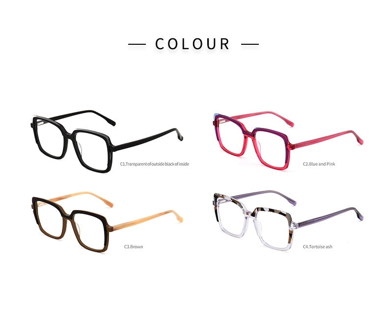 Trendy Women Glasses Frames Glasses Optical Eyewear Acetato