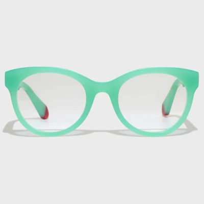  Yetian distintivo Esmeralda Verde Unisex redondo Eyeglasses Marcos al por mayor