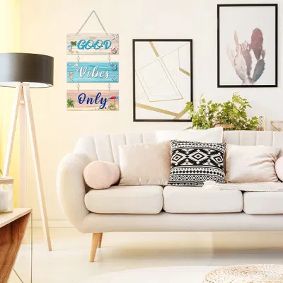 La Decoración de pared de la playa de colgantes de pared de placa de la playa de signos decoraciones para el hogar dormitorio o sala de estar
