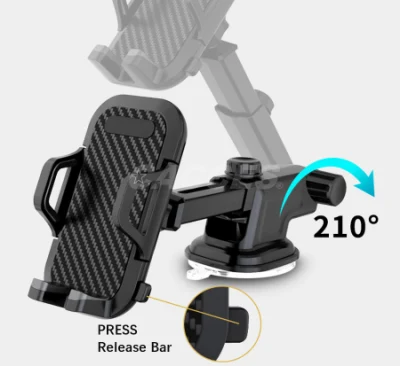 Universal Air Vent coche de montaje, teléfono grande y maletín grueso amistoso Soporte para teléfono celular para coche manos libres Clamp vehículo Compatible con todos los Apple iPhon Phone Mount