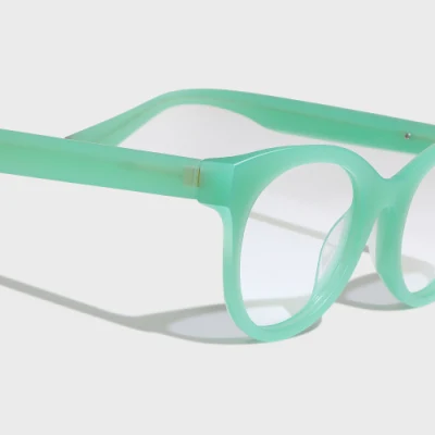  Yetian Acetato circular de alta calidad Eyeglasses Marco personalizado al por mayor