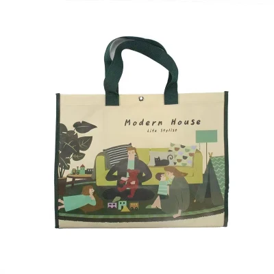 Verano Extra grande PP Tote tejido llevar Bolsa de playa impermeable