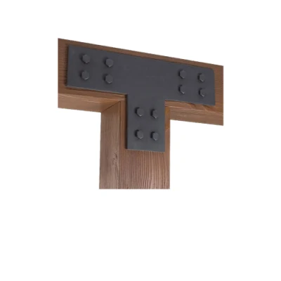 Luces de techo decorativas las tiras de refuerzo de las conexiones de acero de las planchas de madera el conector
