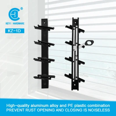 Keyi Metal KZ-1d aluminio y plástico ventana Louvre marco