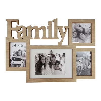  La familia de MDF decorativos de Pared Collage Imagen 20&quot; pulgadas x 14.76 pulgadas