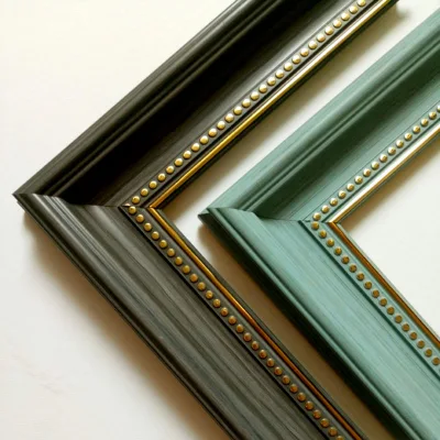  Marco de fotos de lujo vintage para pintura al óleo estilo europeo con marco flotante
