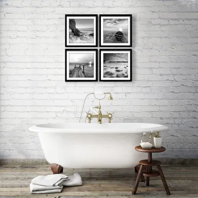  El bastidor de madera personalizado Decoracion pinturas Poster lienzo de pared inspirador paisaje Arte pinturas sobre tela Seascape pinturas