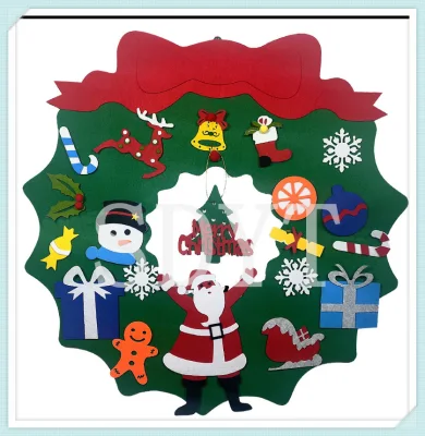 2020 ornamento de bricolaje la pared cuelgan consideró la decoración del árbol de Navidad para niños