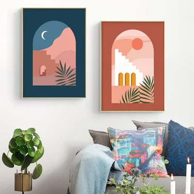  Nuevo Arte Wallframed decoracion moderna de arte de pintar el lienzo de pared