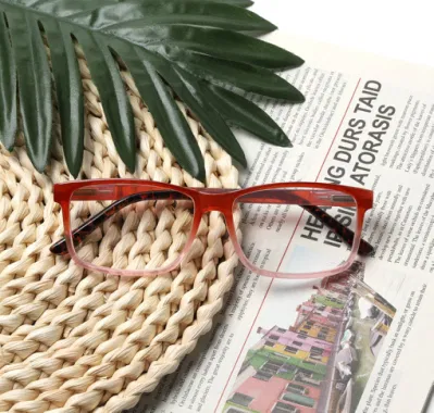 Patchwork Square Frame Reading Gasses con diseño personalizado de bisagra de resorte Logo disponible