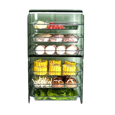 Cocina Bandeja de preparación de verduras sin perforación Multi-función Collapsible de servir de alimentos Bandejas