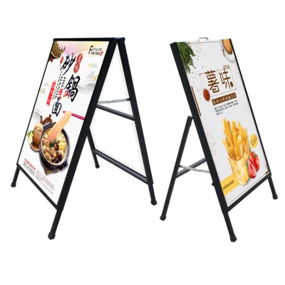 La Junta de la publicidad de la Junta de Sandwich de aluminio signos Clip SNAP Frame