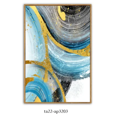Abstract High End Colorful Picture Decorative Wall Art Floating Frame Lienzo Pintura decoración del hogar