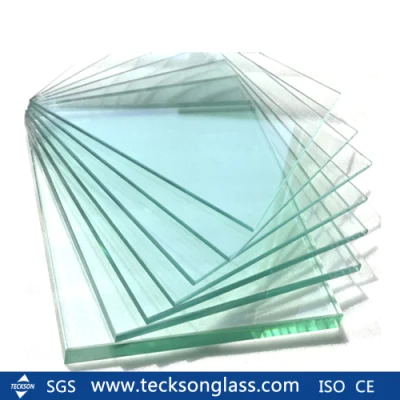  2mm de espesor pequeño trozo de vidrio flotado transparente la construcción del Marco de fotos