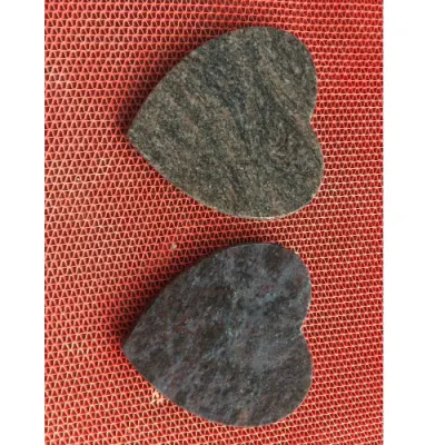 Tallado en forma de corazón placas memoriales de lápida lápida