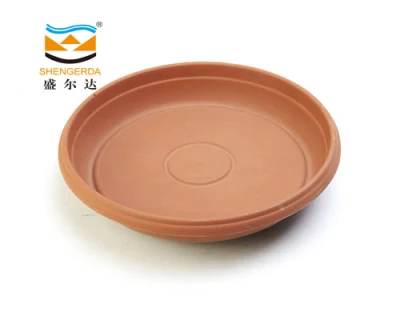  Platillo de plástico color terracota con ruedas (HG-004 Series)
