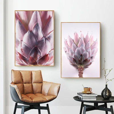  Las niñas de pared de sala de impresión en lienzo de Arte Floral coloridos carteles para el hogar y el hotel.