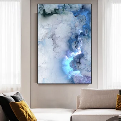 Home Decor Canvas Imprimir Abstract Pintura al óleo Colorful Wall Decals Arte