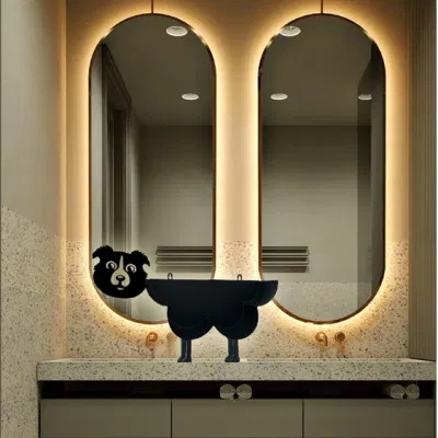 Baño Cocina Toilet almacenamiento de papel Organizador Pig Metal Tissue Holder