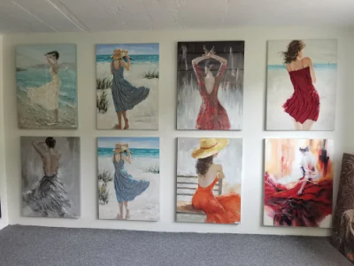  Mujer negra africana la decoración de pared de impresiones de lienzo de la decoración del hogar