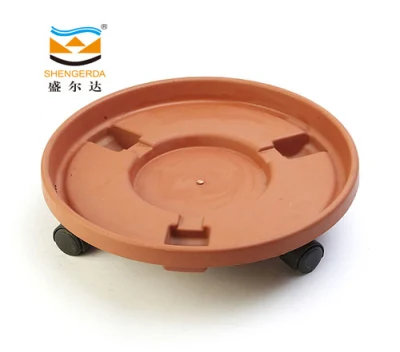  Bandeja de plástico redondo con ruedas (HG-0830 Series)