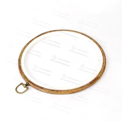 Aros con bordado de plástico/marcos con bordado aros con bordado redondo