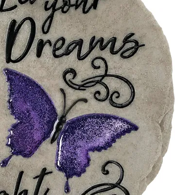 Deje que sus sueños Trampolín piedra decorativa para jardín