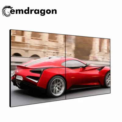  precio de fábrica China jugador 5.3mm Publicidad Super Bisel Estrecho 4K de 46 pulgadas LCD HD Video Wall perfecta pared TV
