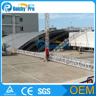  Techo curvo de la etapa de exposición del bastidor de aluminio