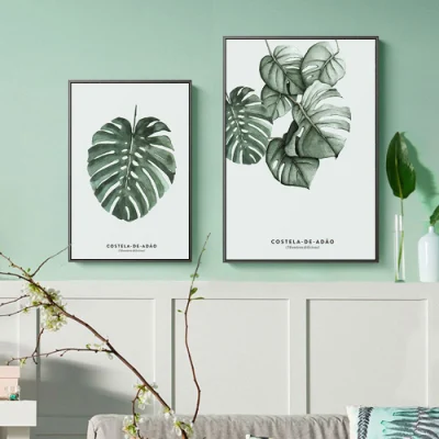  La Decoración de pared arte enmarcado la mano de pintura de aceite vegetal Artificial foto lienzo imprime