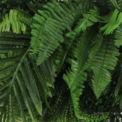  25cm decoración de pared de planta de marco artificial para interiores al aire libre