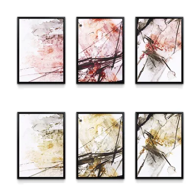  La decoración del hogar de pared abstracto Art Modern Oleo Lienzo Imprimir