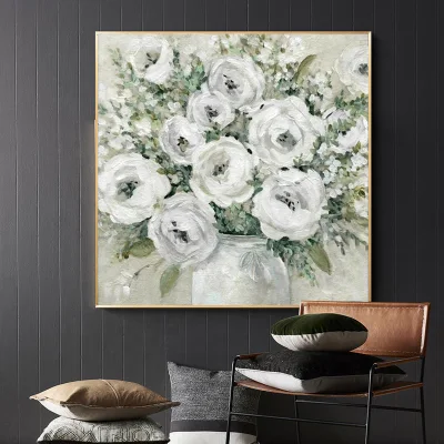 Naturaleza Flores pared floral Arte Pintura barata Custom Oil Painting Casa hecha a mano decoración lienzo estilo moderno rústico