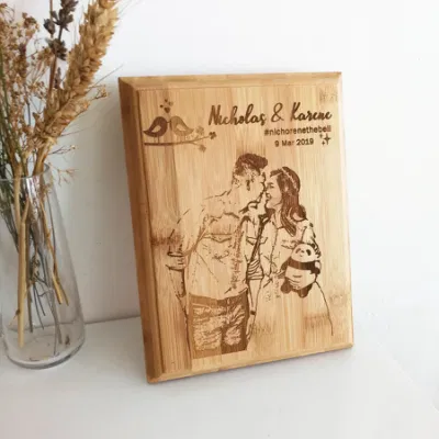 Artes artesanía de madera en blanco de placa de MDF para sublimación