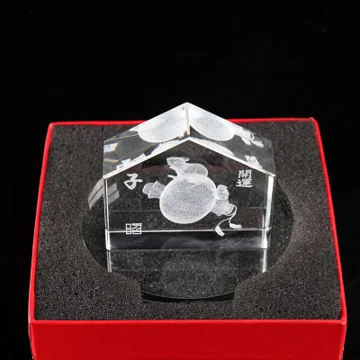 Regalo europeo elegante de cristal con marco de fotos
