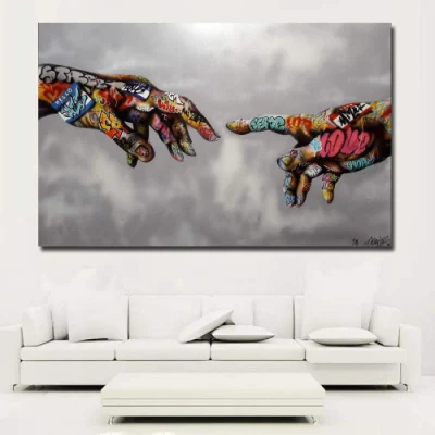 Pinturas de Graffiti Pop Art Prints Posters decoración moderna de pared Impresión de lienzo
