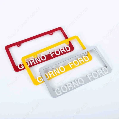  Estándar de alta calidad EE.UU. 2/4 agujeros personalizados plástico/acero inoxidable/aleación de zinc Soporte/marco de la placa de matrícula del automóvil