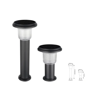 Lámpara de noche de emergencia Camping Carpa Senderismo balón redondo Yard Stand up 8 LED para el césped del patio al aire libre Sendero de las luces Le La Luz solar jardín