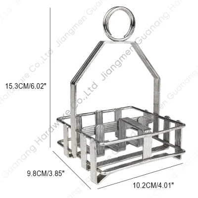 Sal Pimienta azúcar agitador de la tabla de Rack de paquetes de servidor para rack de Restaurantes Caddy especias organizador condimento titular