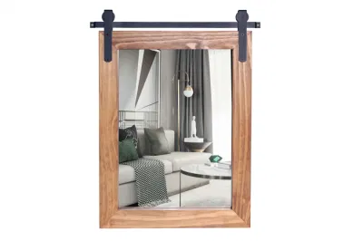Toda la longitud del piso de la pared ligera adornada de oro antiguo mayorista Imagen espejo de madera de lujo en el arte de la pared de acero inoxidable Fotos Vintage Europea PU