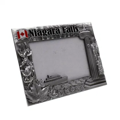 Imagen profunda de alta calidad Custom White Art 3D Shadow Box Marco de fotos